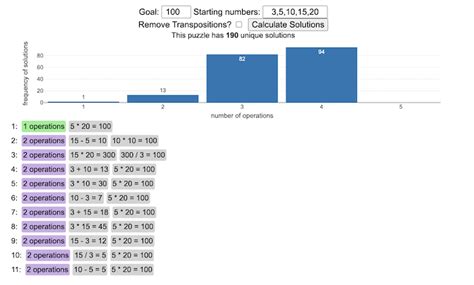 NYT Digits Solver .
